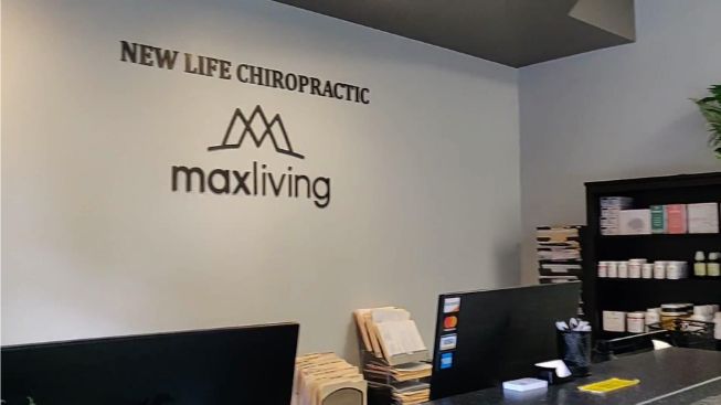 New Life Chiropractic Rocklin Reception area.